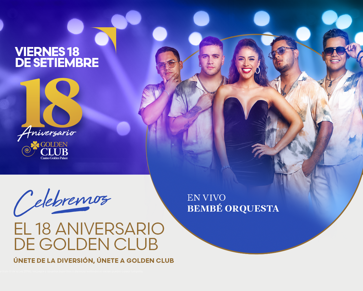 Celebremos el 18 aniversario de Golden Club